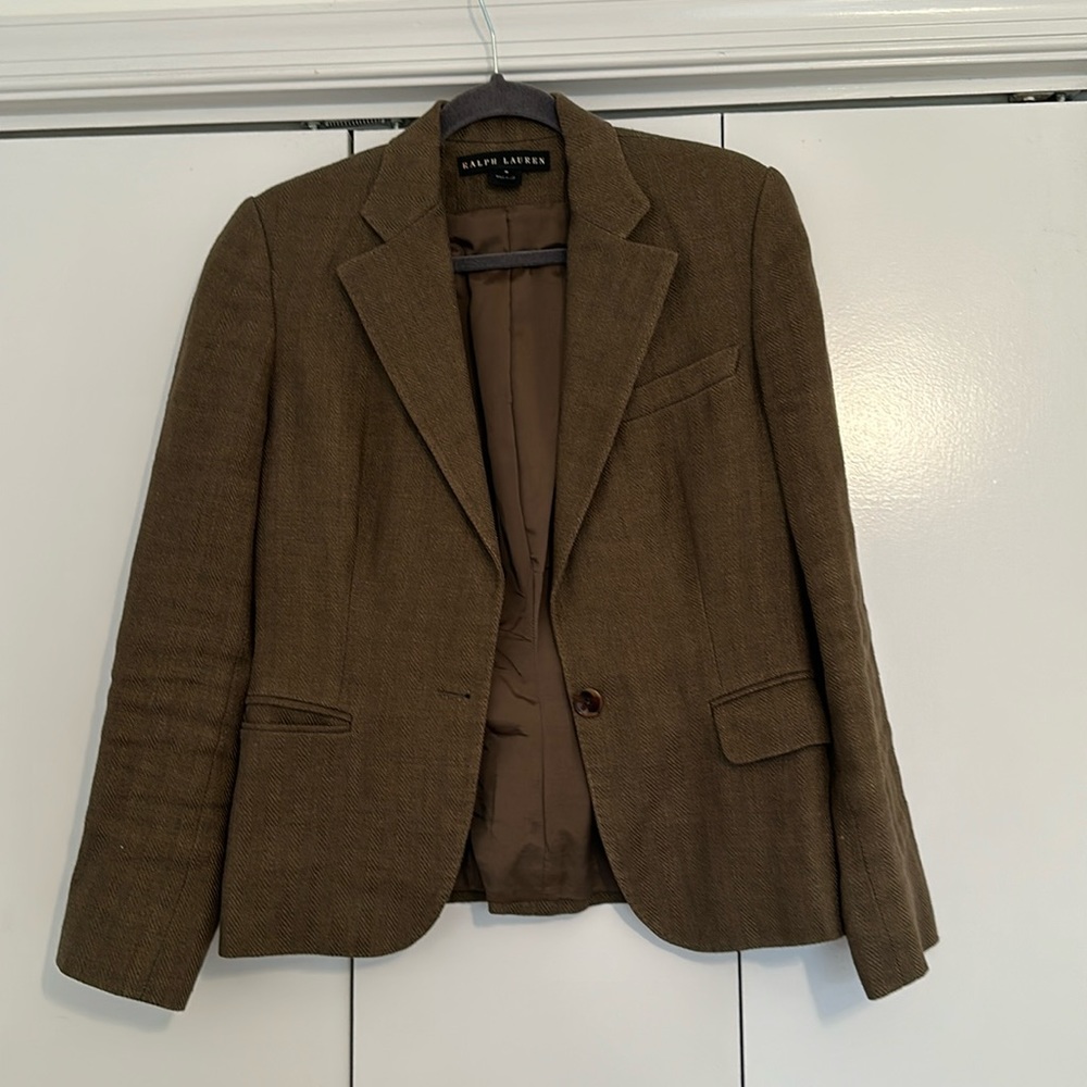 Ralph Lauren Blazer Brown Jacket size 6
